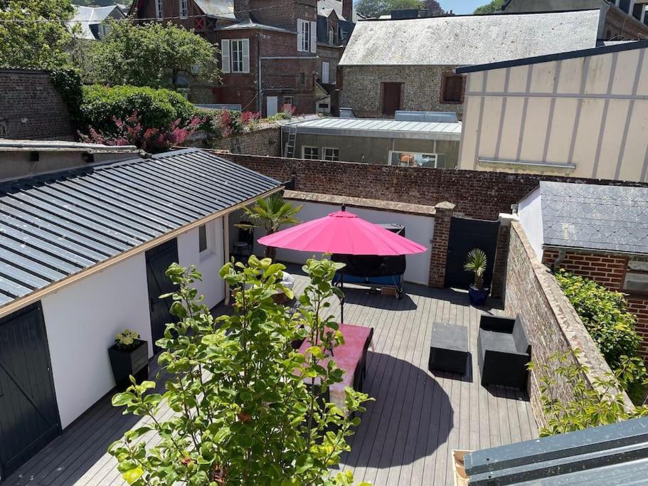 La Mimagaste - Maison Familiale Au Coeur D'Étretat Exteriör bild